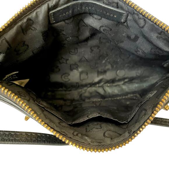 Marc by Marc Jacobs Totally Turnlock Percy Black Patent Leather Crossbody Bag - Picture 4 of 8